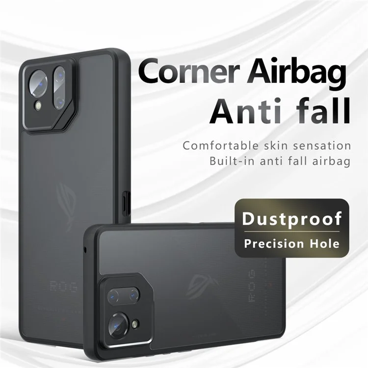Custodia per Asus ROG Phone 9 Pro 5G / Phone 9 5G, resistente agli urti, in TPU + PC, con retro opaco.