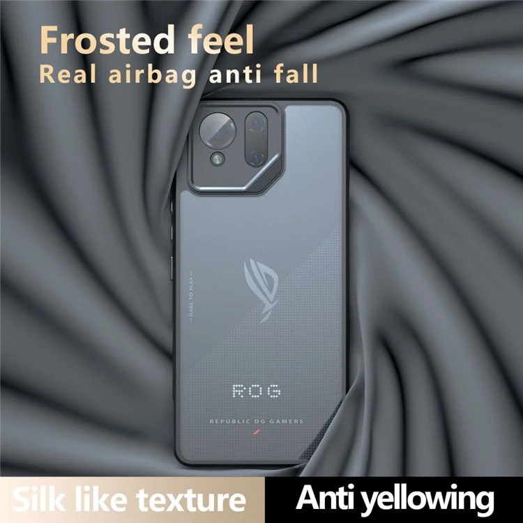 Custodia per Asus ROG Phone 9 Pro 5G / Phone 9 5G, resistente agli urti, in TPU + PC, con retro opaco.