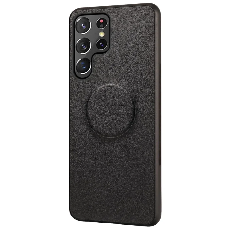 Voor Samsung Galaxy S25 Ultra Case PU Leather Portemonnee Afneembare Telefoonhoes - Zwart
