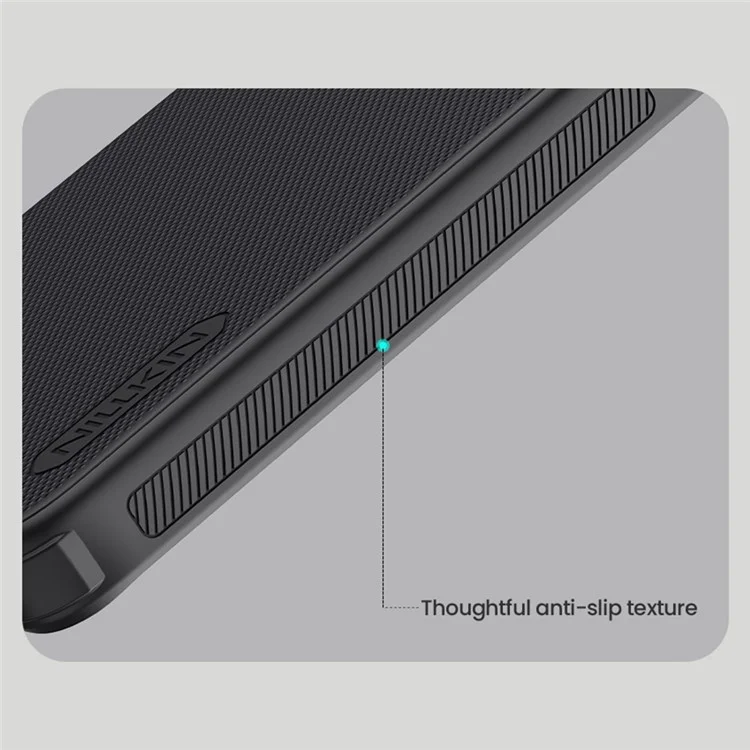 Coque NILLKIN Frosted Shield Pro pour Xiaomi Redmi K80 5G, en PC mat + TPU, noir