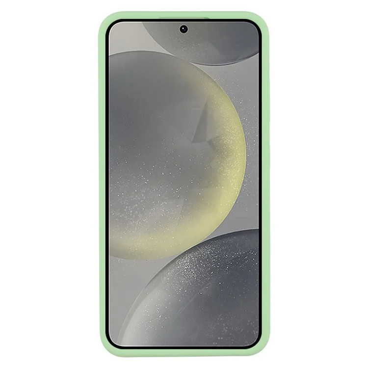 Für Samsung Galaxy S24 Hülle, flüssiges Silikon, sturzfest, Handyhülle - Grün