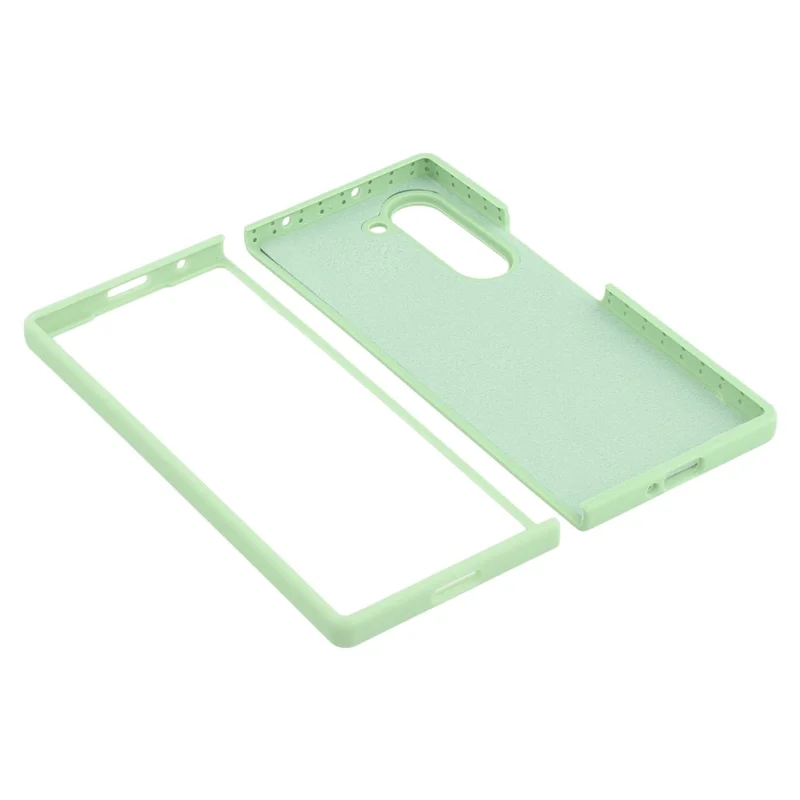 Custodia in silicone liquido a prova di caduta per Samsung Galaxy Z Fold6 5G - Verde