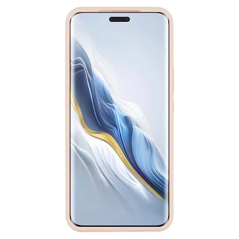 Custodia per cellulare For Honor Magic6 Pro 5G in silicone liquido resistente agli urti - Rosa