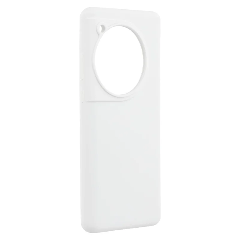 For OnePlus 12 5G Cell Phone Case Liquid Silicone Dropproof Cover - White