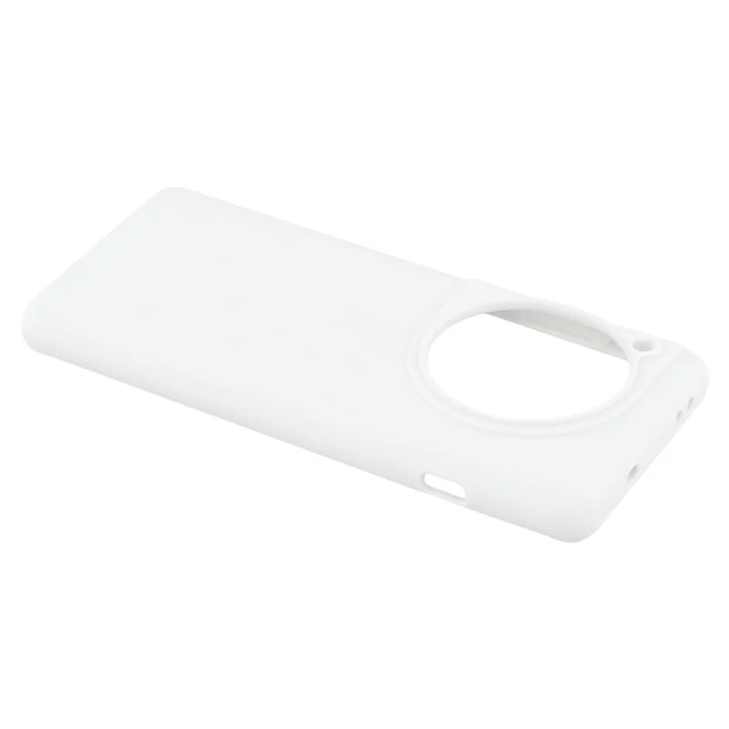 For OnePlus 12 5G Cell Phone Case Liquid Silicone Dropproof Cover - White