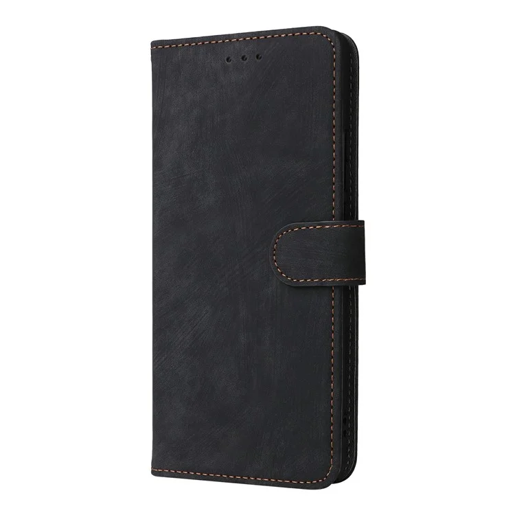 Per itel S25 Ultra Wallet Case RFID Blocking PU Leather Cover Stand View - Nero