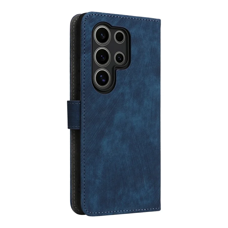 For itel S25 Ultra Wallet Case RFID Blocking PU Leather Cover Stand View - Blue
