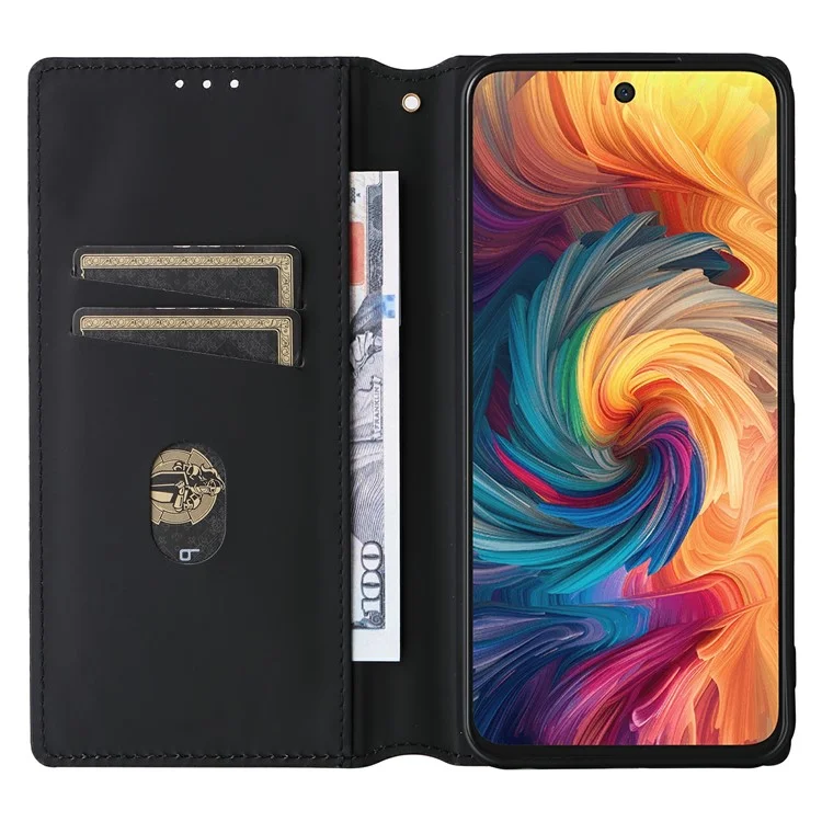 Étui portefeuille en cuir avec motif en losange pour ZTE Blade V70 / nubia V70 - Argent