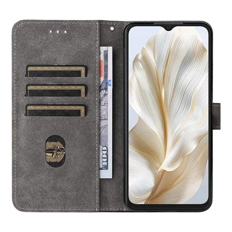 Для Blackview Wave 8C Бумажник Чехол RFID блокирующий PU кожаный чехол Стенд Вид - Черный