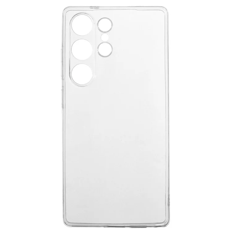 UNITHIN Für Samsung Galaxy S25 Ultra Hülle Ultra dünn 0,7 mm klare TPU-Anti-Drop-Handyhülle mit präzisen Aussparungen
