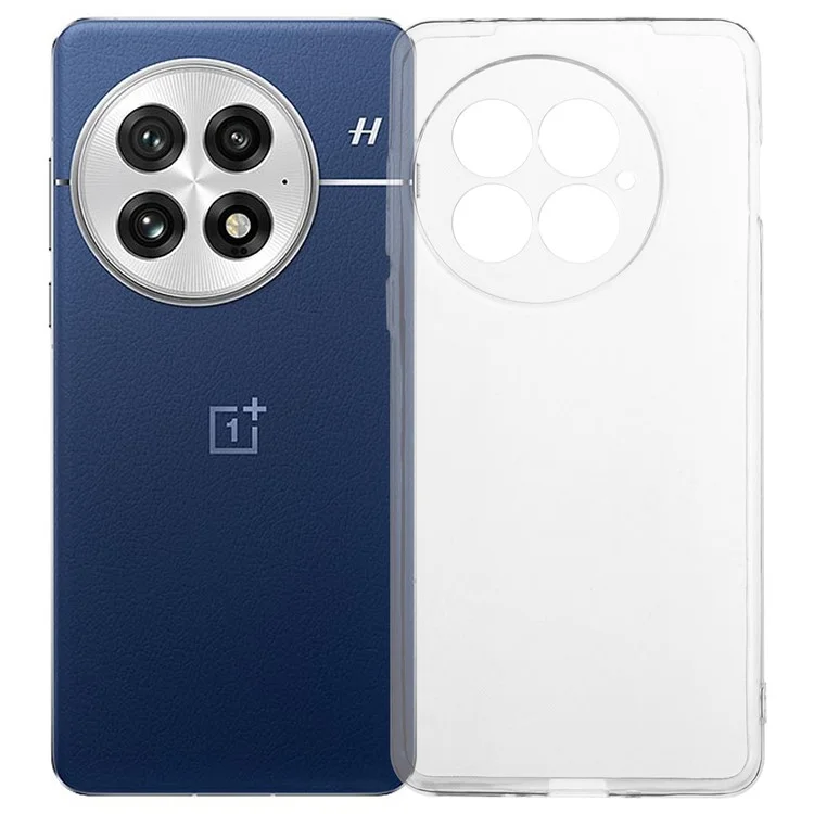 UNITHIN Funda para OnePlus 13 Ultrafina de 0,7 mm Cubierta de teléfono antideslizante de TPU transparente con cortes precisos