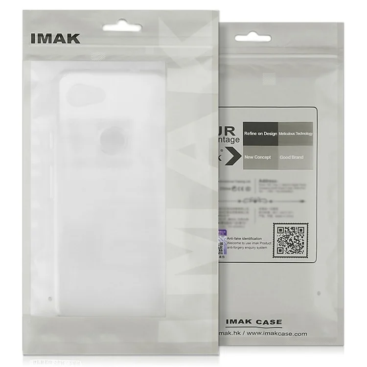 Funda IMAK UX-4 Series para Realme Neo7 5G, marco recto, protección en las cuatro esquinas, cubierta de TPU transparente y a prueba de golpes.
