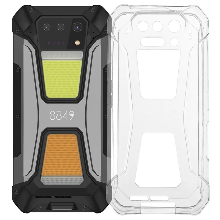 Custodia protettiva soft TPU per Unihertz Tank 2 Pro - Trasparente