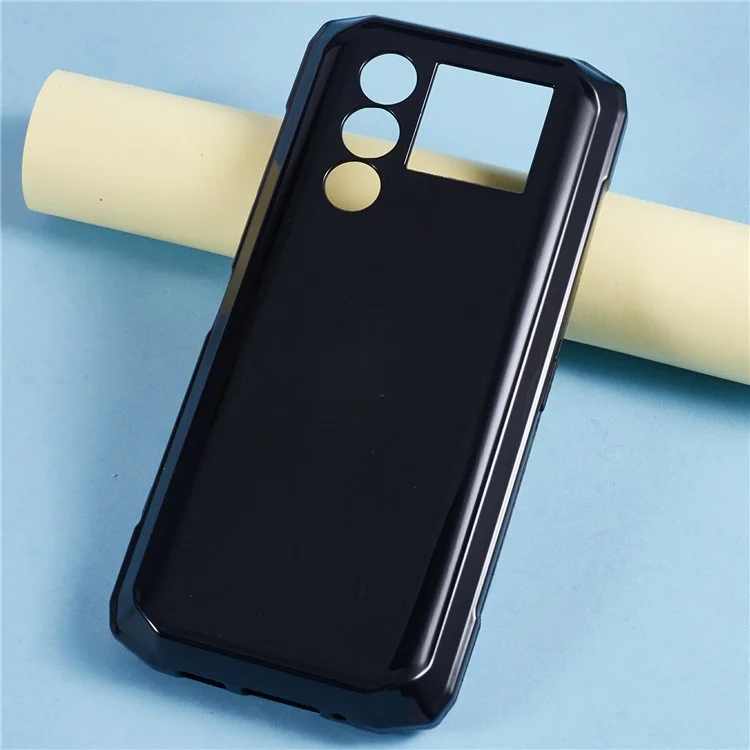 Funda para Doogee Blade10 Max, protección contra golpes con TPU suave - Negro