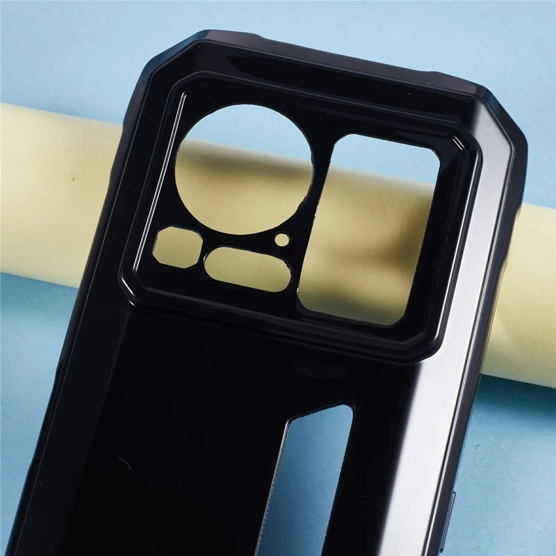 Capa de proteção contra quedas para Hotwav Hyper 7 Pro, em TPU macio - Preta