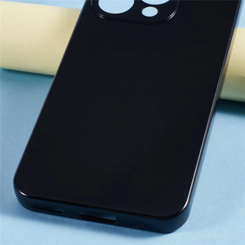 Funda para Oukitel P1 de TPU suave con protección contra caídas - Negro