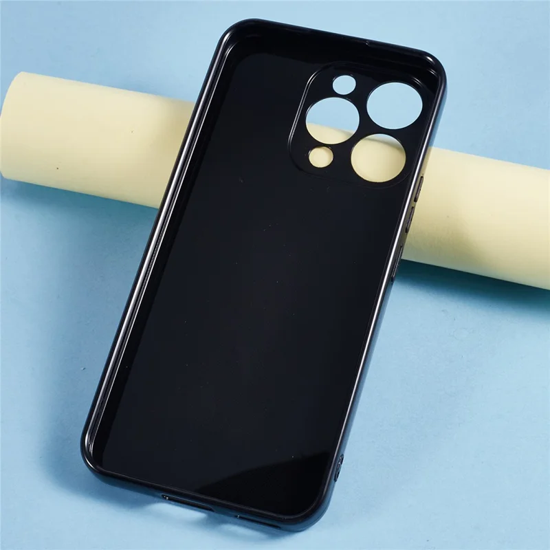 Funda para Oukitel P1 de TPU suave con protección contra caídas - Negro