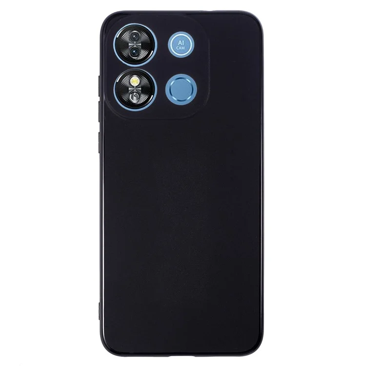 For Oukitel C57 Pro / C57s Case Soft TPU Drop Protection Phone Cover - Black