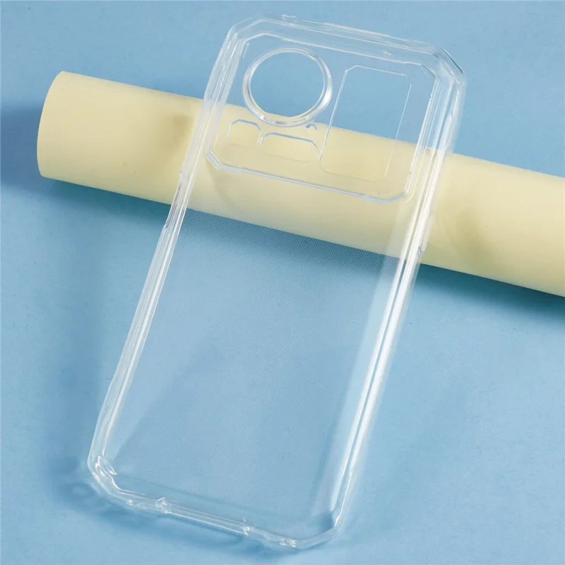 غطاء هاتف لين مرن من مادة TPU مقاوم للسقوط لهوتاف سايبر 15 - شفاف