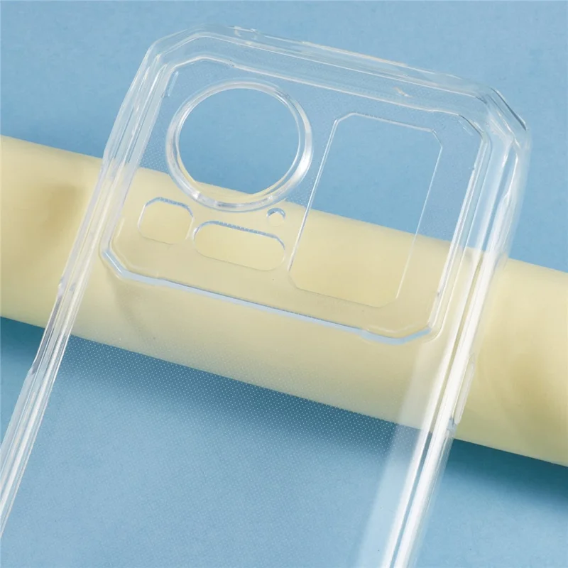 غطاء هاتف لين مرن من مادة TPU مقاوم للسقوط لهوتاف سايبر 15 - شفاف