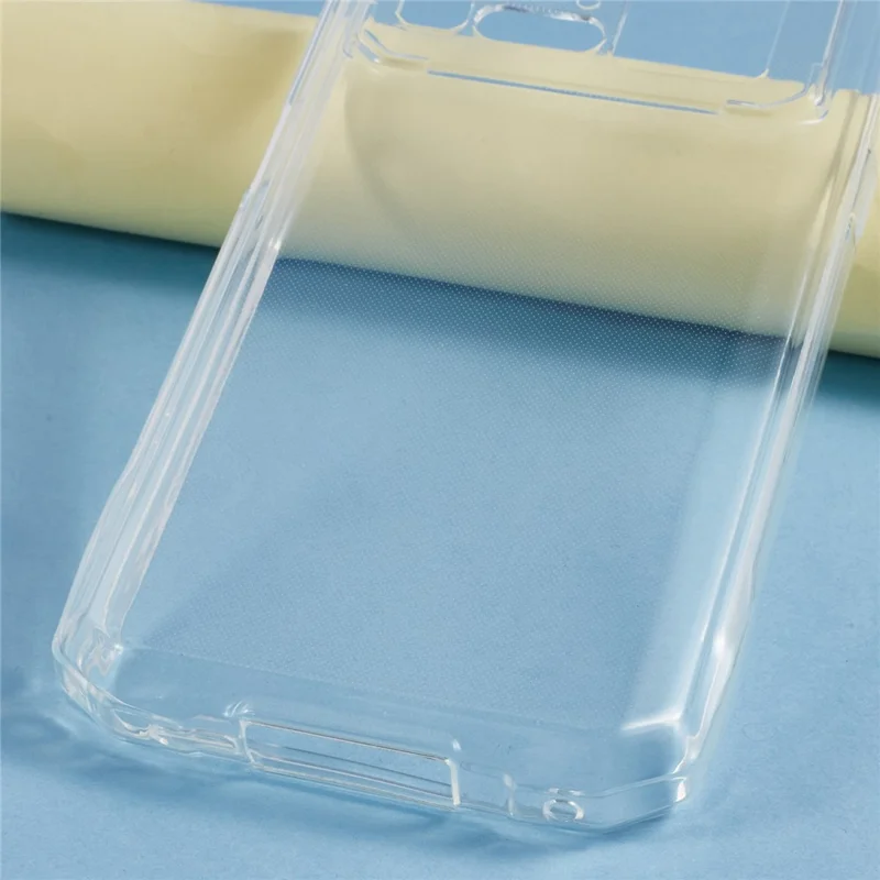 غطاء هاتف لين مرن من مادة TPU مقاوم للسقوط لهوتاف سايبر 15 - شفاف