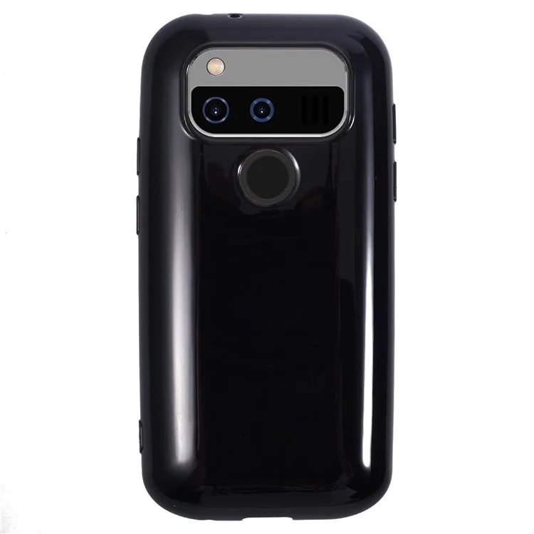 For Unihertz Jelly Max Case Soft TPU Drop Protection Phone Cover - Black