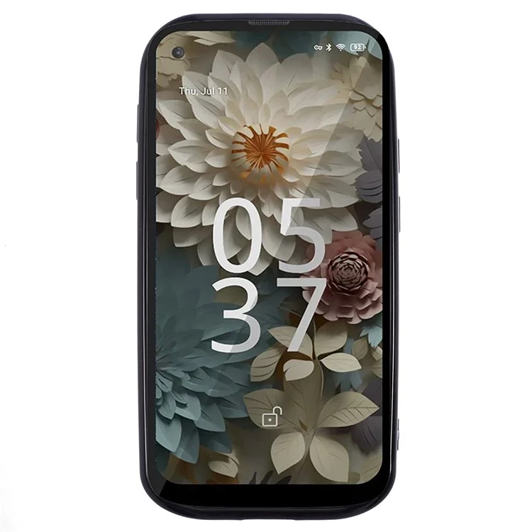 For Unihertz Jelly Max Case Soft TPU Drop Protection Phone Cover - Black