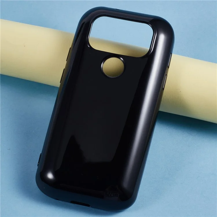 For Unihertz Jelly Max Case Soft TPU Drop Protection Phone Cover - Black