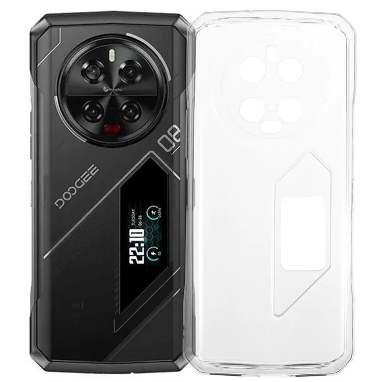 For Doogee V40 Pro Case Soft TPU Drop Protection Phone Cover - Transparent