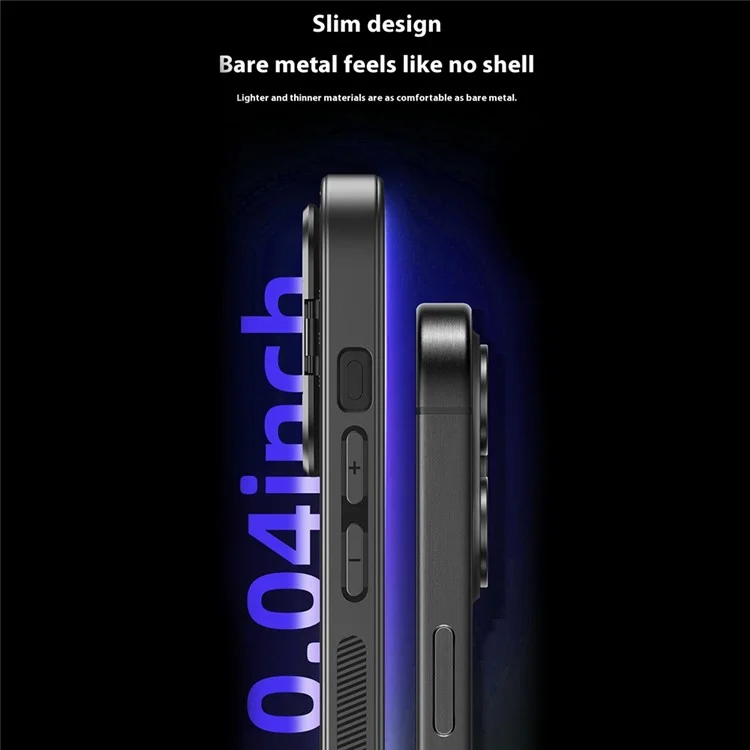 Capa magnética para Huawei Pura 70 Pro / 70 Pro+ Moldura de lente de metal com suporte PC + Capa de telefone TPU com película de lente - Preto