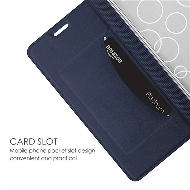 Für Honor X9c Smart 5G / X60 5G Hülle PU-Leder Handyhülle mit Kartenfach Ständer Magnetverschluss - Blau