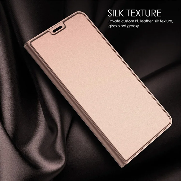 For Honor X9c Smart 5G / X60 5G Case PU Leather Phone Cover with Card Holder Stand Magnetic Closure - Rose Gold