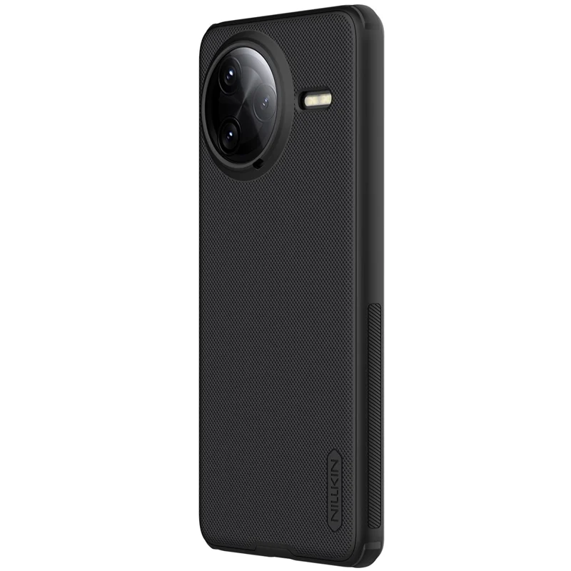 NILLKIN Frosted Shield Pro Hülle für Xiaomi Redmi K80 Pro 5G - Mattschwarze PC + TPU Handyhülle