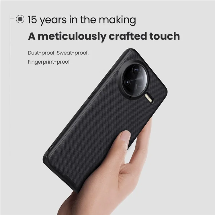 NILLKIN Frosted Shield Pro per Xiaomi Redmi K80 Pro 5G Custodia compatibile con MagSafe PC + Custodia per telefono TPU