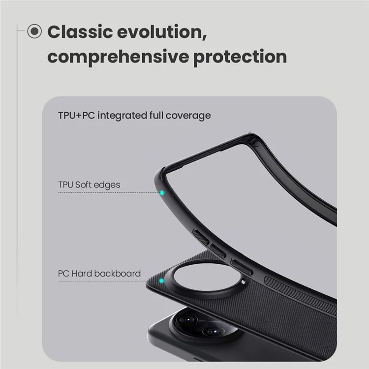 NILLKIN Frosted Shield Pro per Xiaomi Redmi K80 Pro 5G Custodia compatibile con MagSafe PC + Custodia per telefono TPU