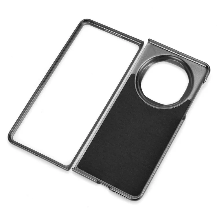 Custodia per Huawei Mate X6 con texture in fibra di carbonio, antiurto, in PU + PC - Bianca