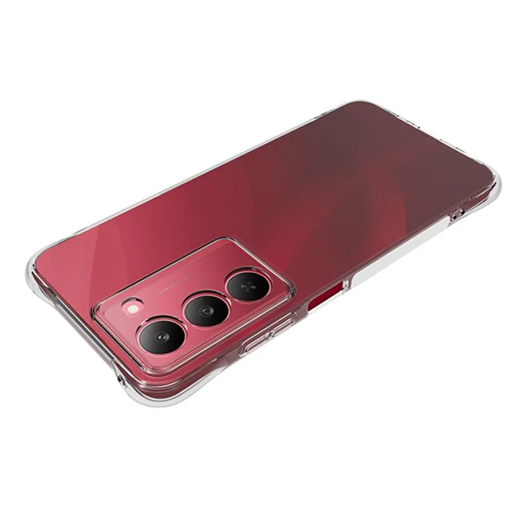 Compra a granel para Realme 14x 5G / Funda de teléfono transparente V60 Pro, cubierta trasera de TPU antideslizante y a prueba de golpes.