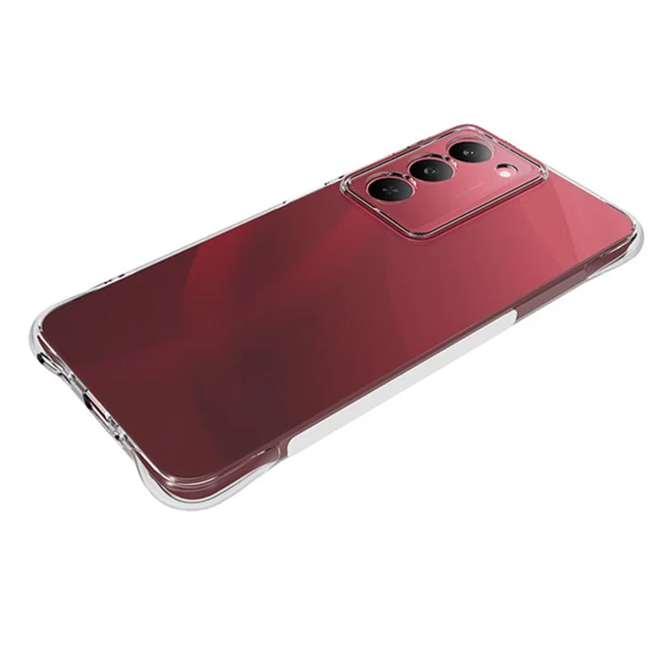 Für Realme 14x 5G / V60 Pro TPU-Handyhülle, rutschfest, transparente Mobiltelefon-Abdeckung
