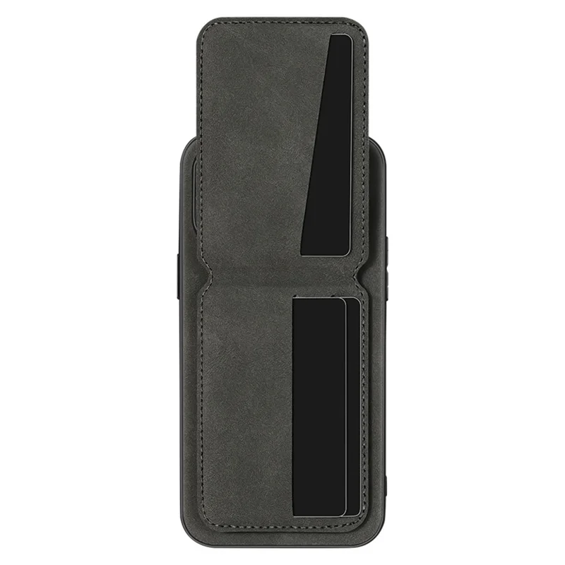 For Samsung Galaxy A55 5G Case Card Holder Kickstand Anti Drop PC + TPU + PU Leather Back Cover - Sapphire