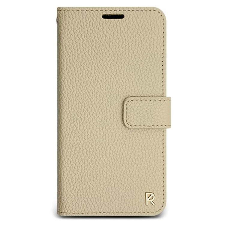 SIMPLY ROAR Funda con tarjetero para iPhone 16 Pro de piel - Caqui