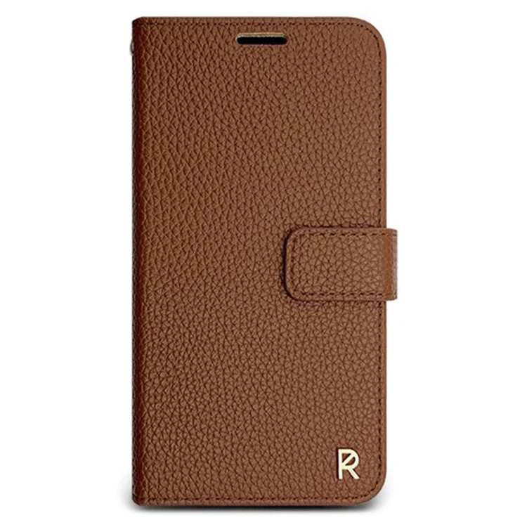 Funda con tarjetero de cuero para iPhone 14 Pro SIMPLY ROAR - Marrón