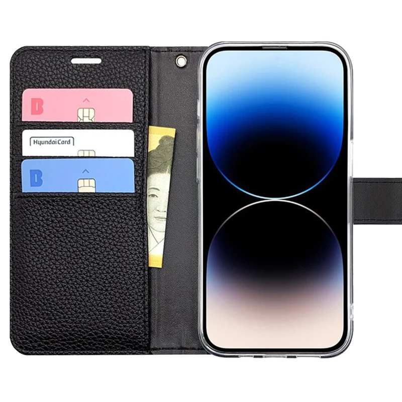 SIMPLY ROAR For iPhone 13 Pro Max Case with Wallet Card Holder Leather Phone Cover - Khaki
