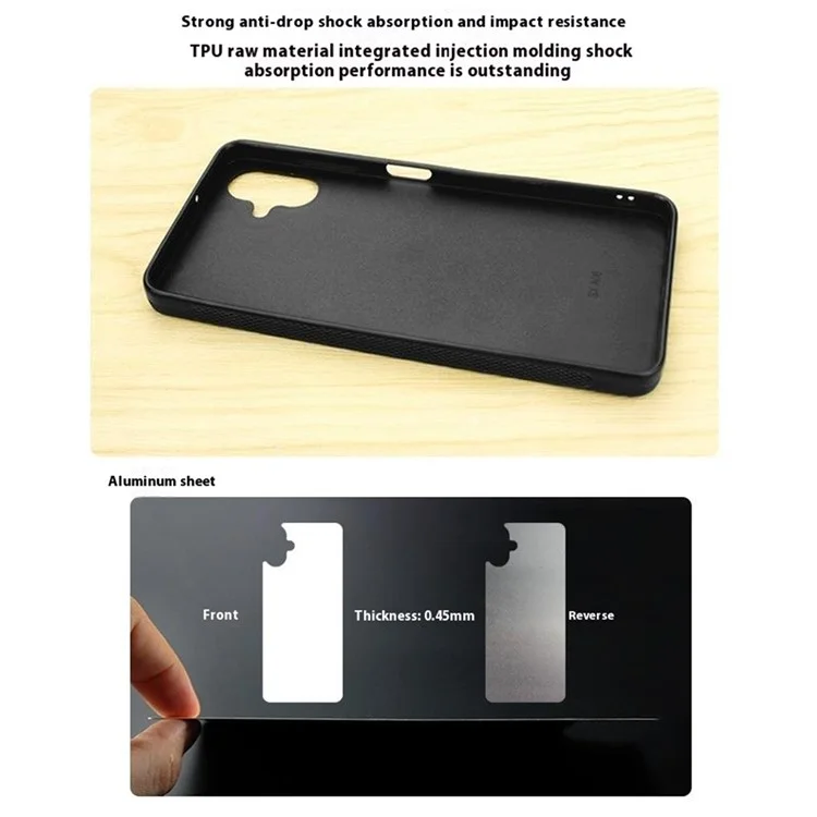 10 unidades / Pacote para Capa Samsung Galaxy A06 Caso PC + TPU Capa de Telefone Suporte Impressão por Transferência de Calor