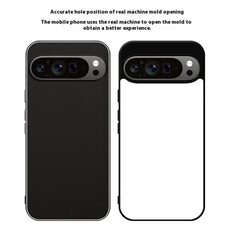 10 pezzi / confezione per Google Pixel 9 Pro XL Cover telefono PC + TPU Supporto stampa a trasferimento di calore
