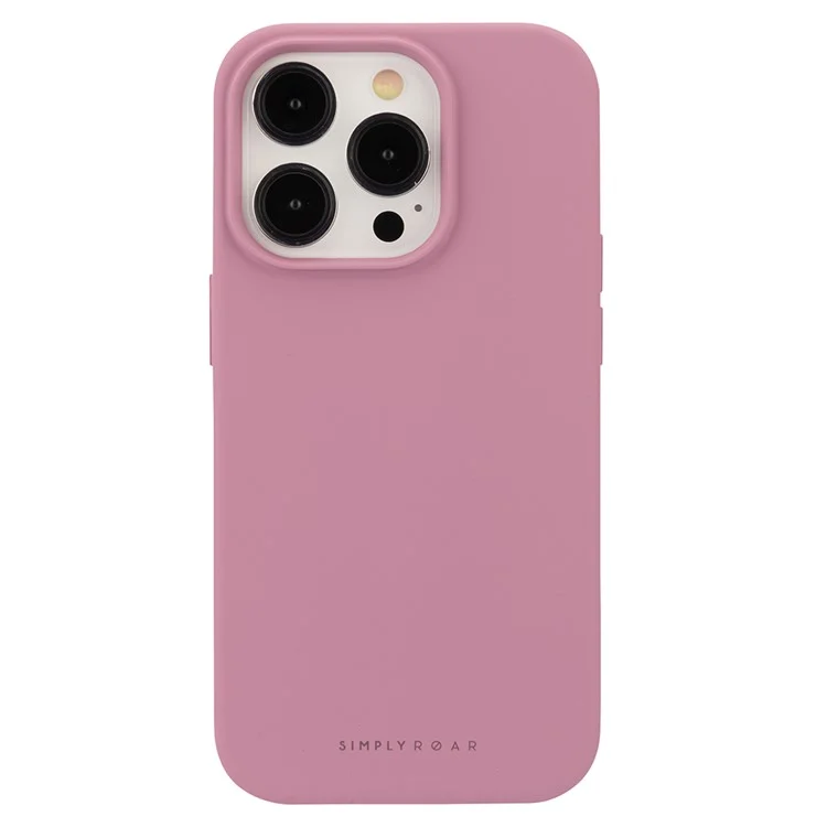 SIMPLY ROAR For iPhone 13 Pro Max Silicone Case Morandi Color Mobile Cover - Purple