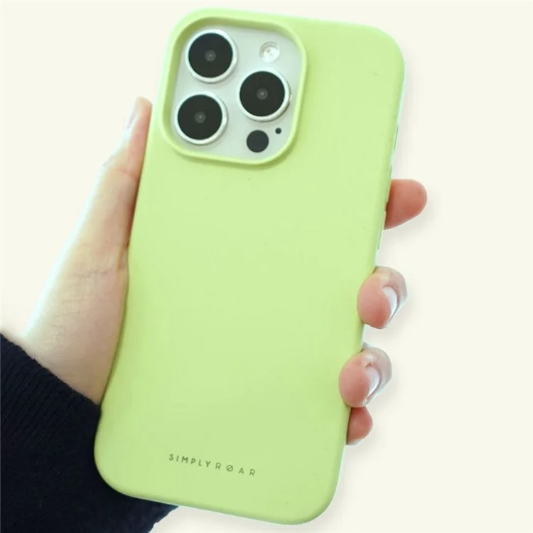 SIMPLY ROAR For iPhone 13 Pro Max Silicone Case Morandi Color Mobile Cover - Purple