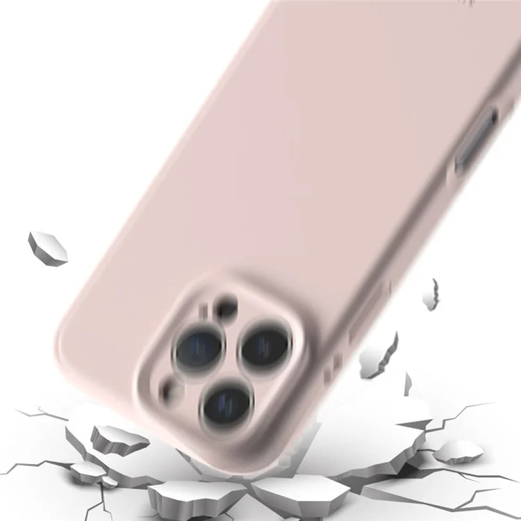 SIMPLY ROAR For iPhone 16 Pro Max Liquid Silicone Case Compatible with MagSafe Mobile Phone Cover - Pink
