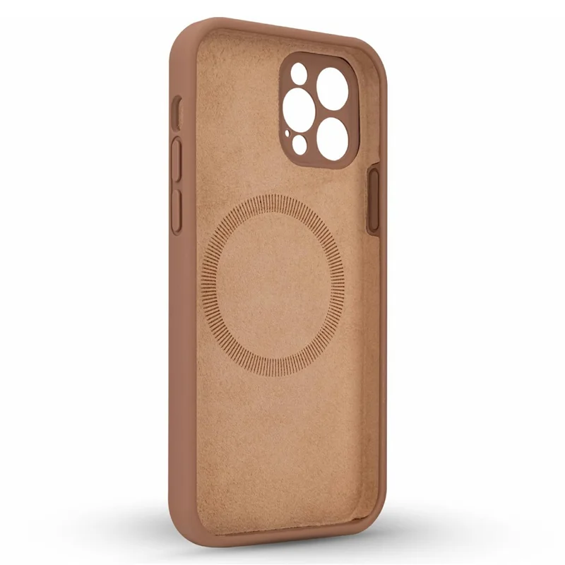 SIMPLY ROAR Flüssiges Silikonhülle kompatibel mit MagSafe für iPhone 15 Pro - Weiß