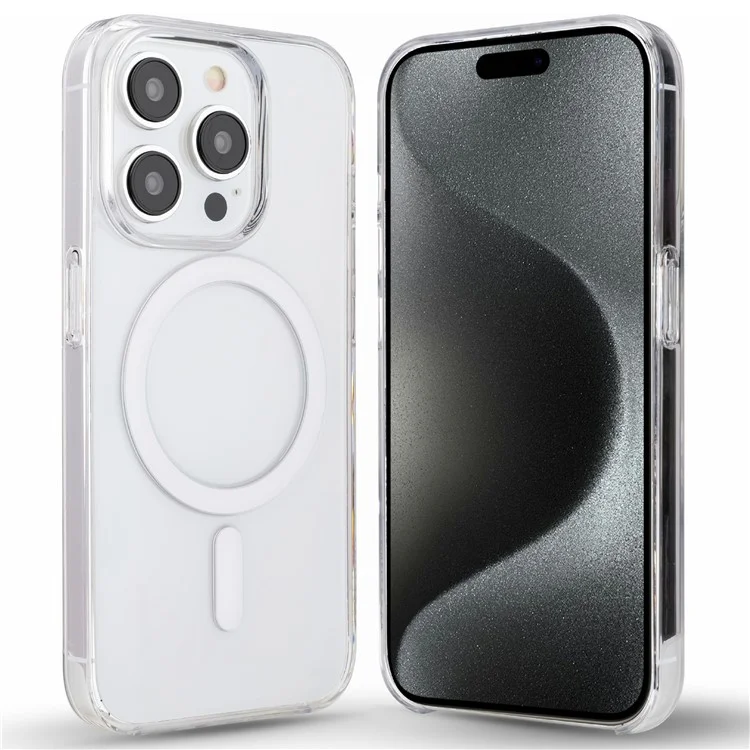 SIMPLY ROAR Transparente PC-Hülle für iPhone 14 Pro, kompatibel mit MagSafe Handyhülle