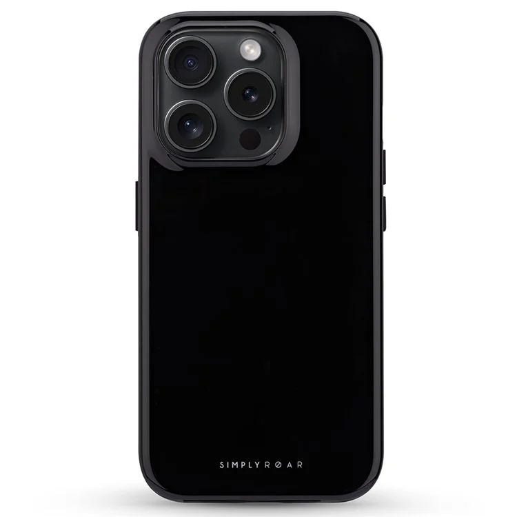 SIMPLY ROAR Capa compatível com iPhone 13 Pro com MagSafe, à prova de choques - Preta